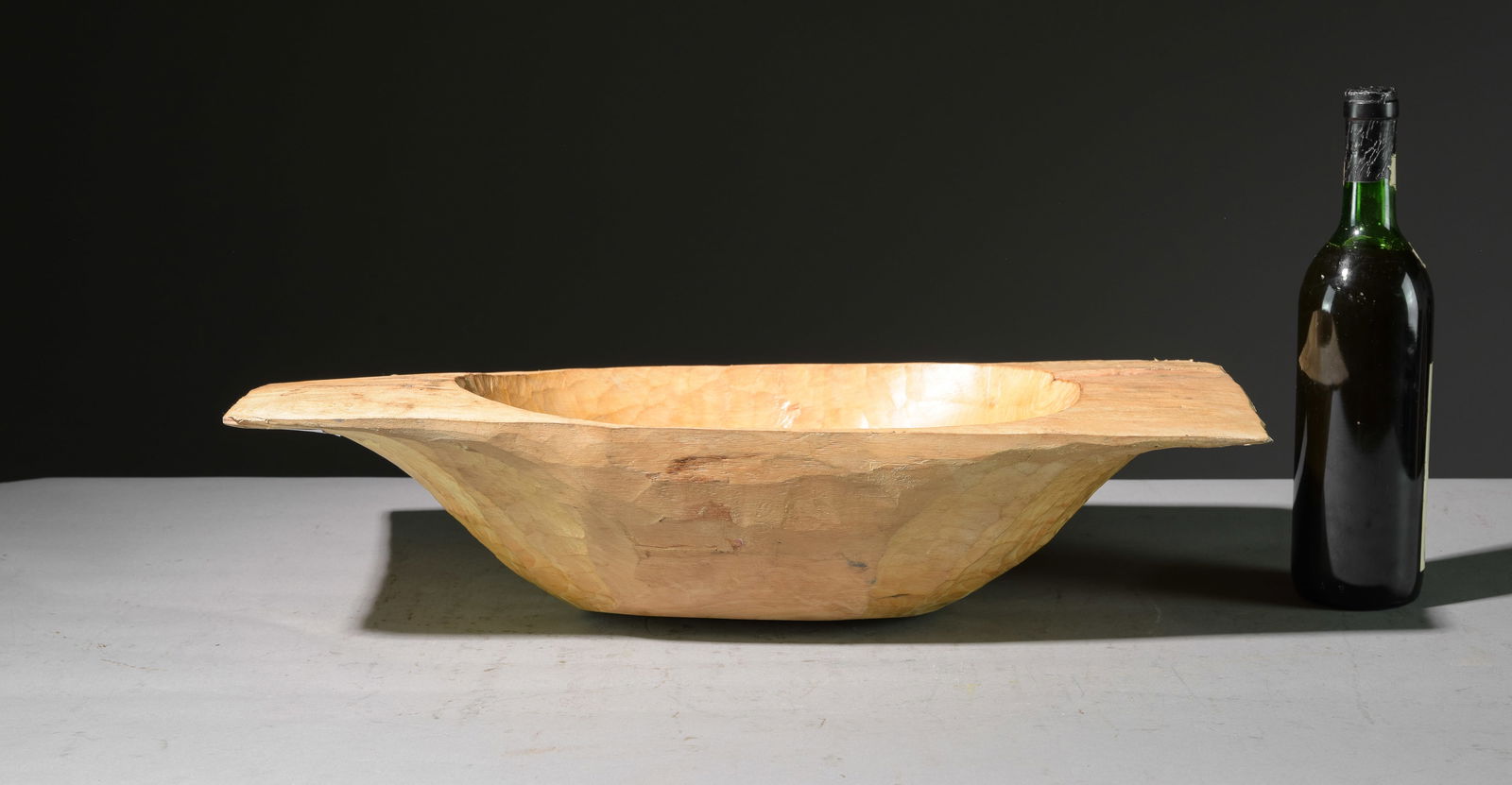 Continental Waxed Small Oval Dough Bowl #2 (1 of 3)