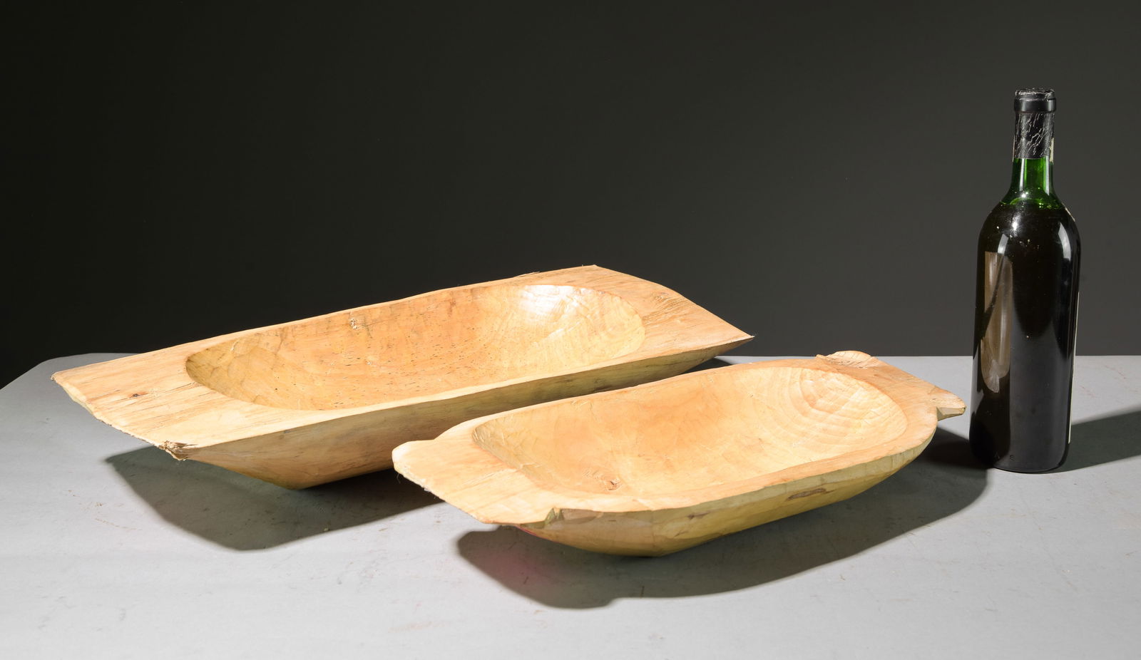 2 Continental Waxed Small Oval Dough Bowls #1 (1 of 3)