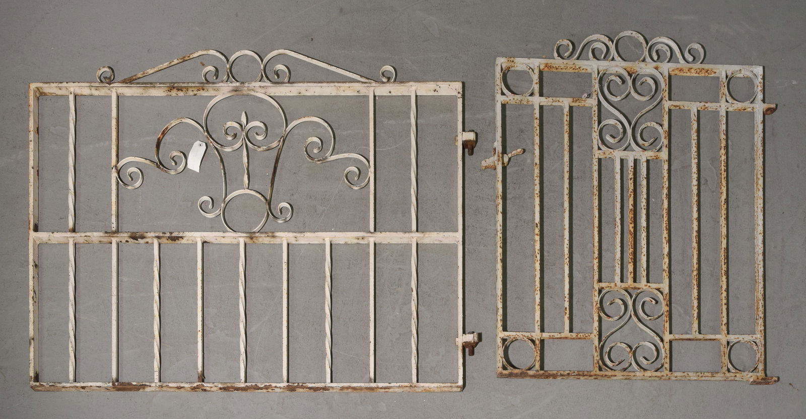 2 Painted Iron Doors / Panels / Gates (1 of 4)