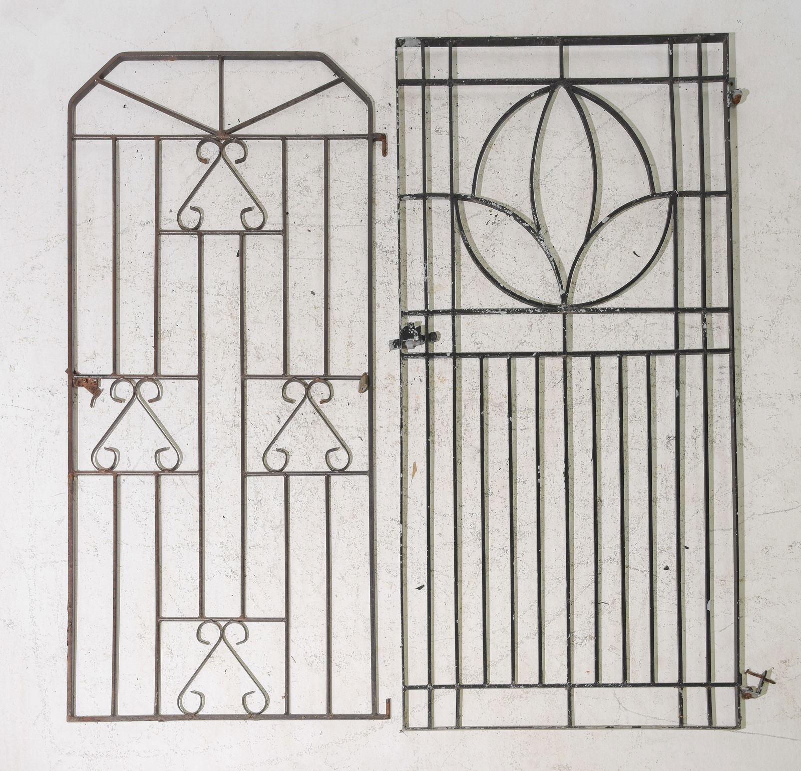 2 Painted Iron Doors / Panels / Gates (1 of 3)