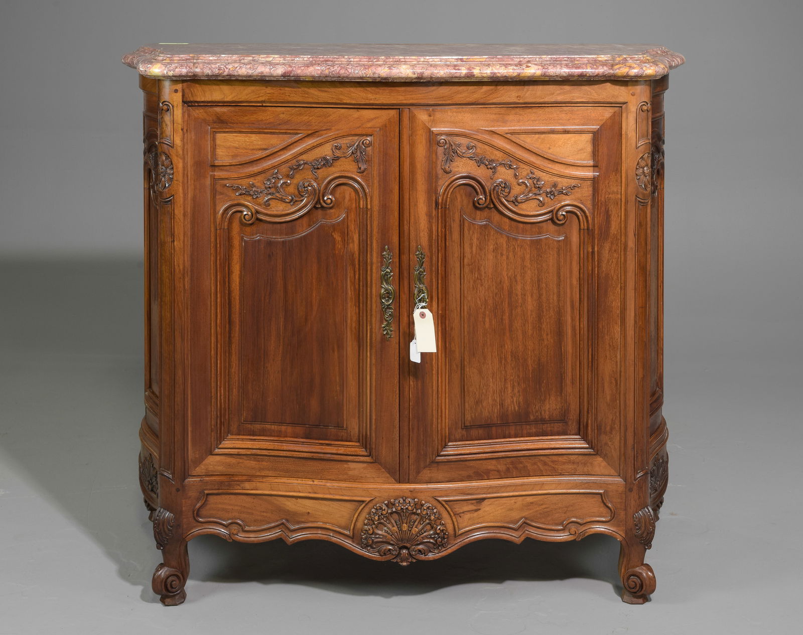 Louis XV Style Marble Top Cocktail Server / Buffet (1 of 8)