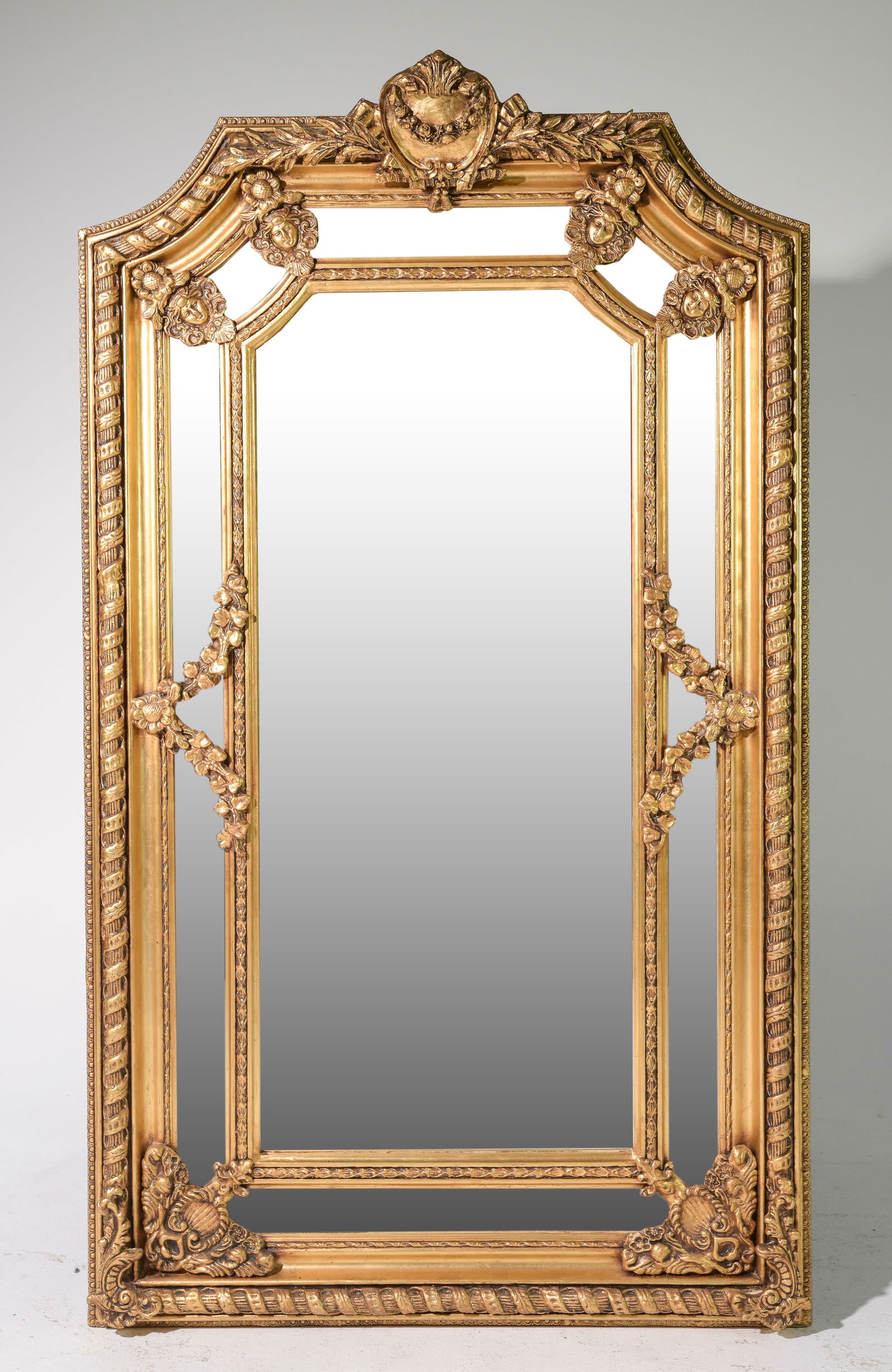 Large Gold Gilt Carved Mirror #2 (1 of 4)