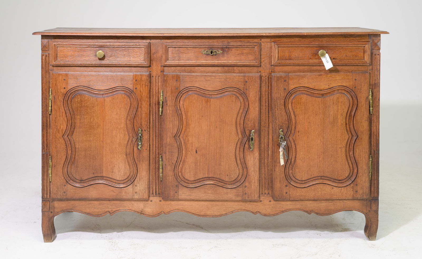 French Regency Style Rustic Sideboard / Enfilade (1 of 7)