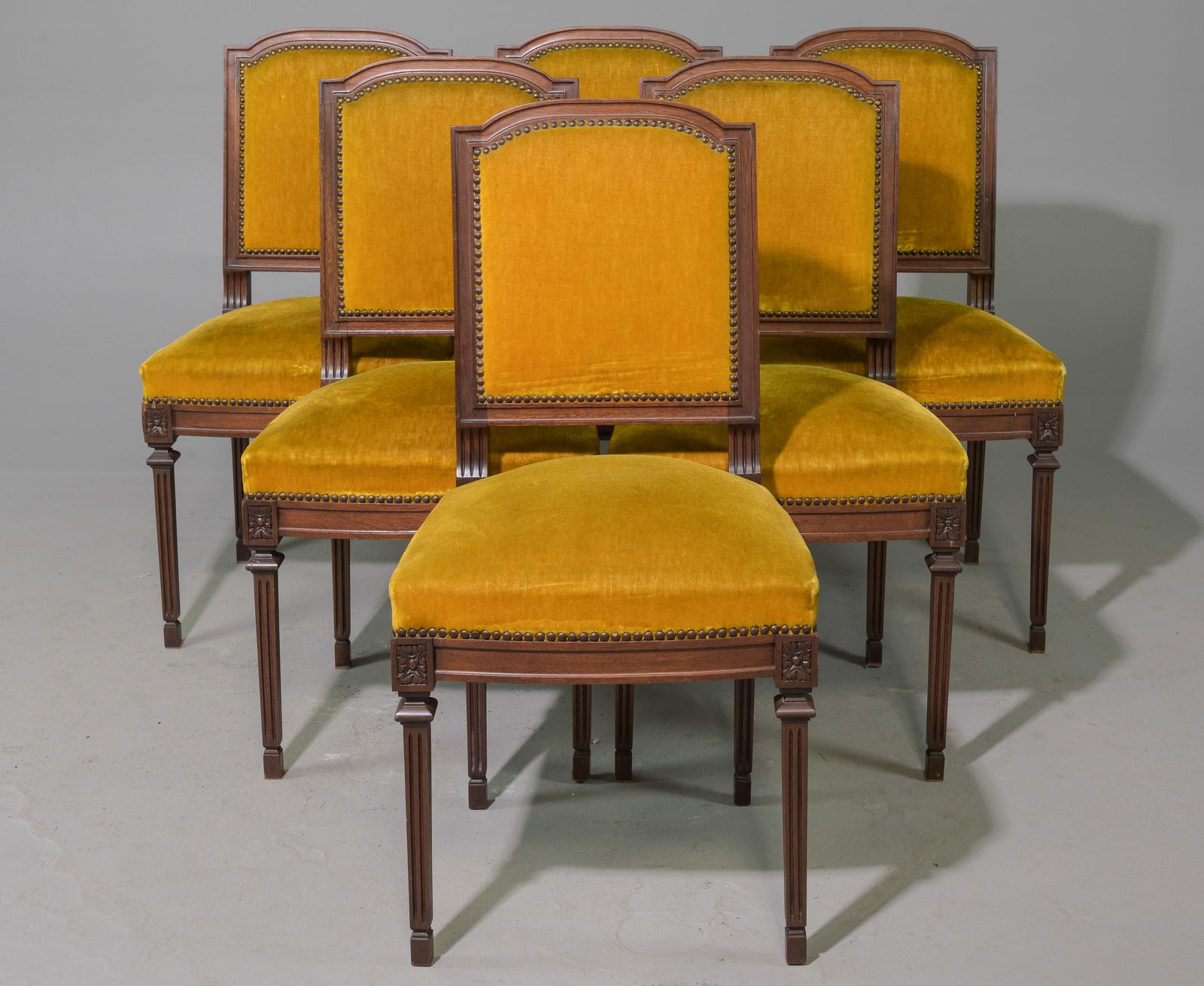 Set of 6 Louis XVI Style Dining Chairs (1 of 5)
