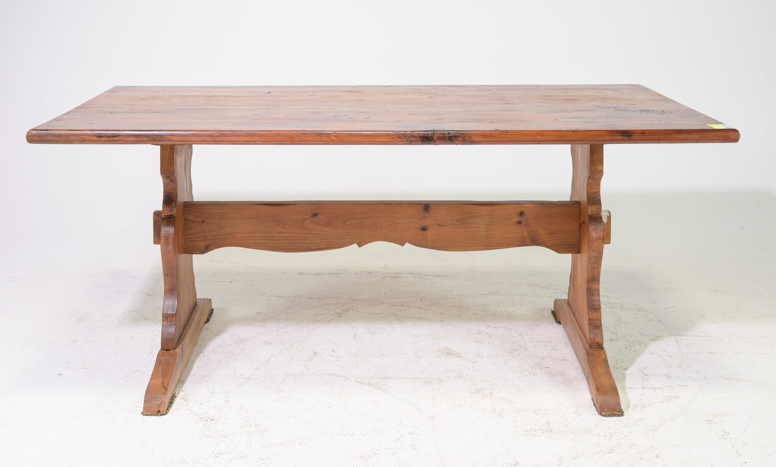 Farmhouse Trestle Base Table: Farmhouse Trestle Base Table - 31 in tall x 72 x 36, Floor to under is 29 inches