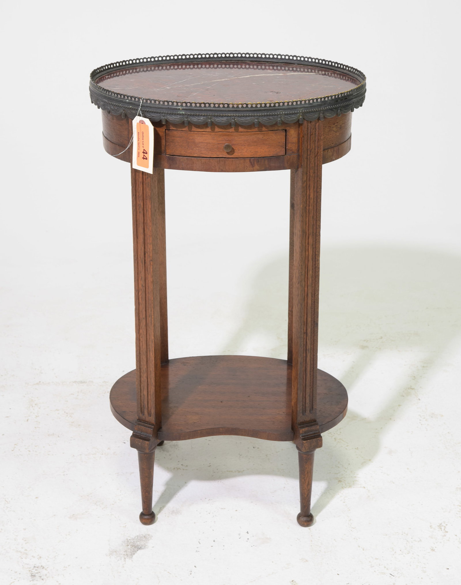 Louis XVI Style Oval Occasional Table (1 of 3)