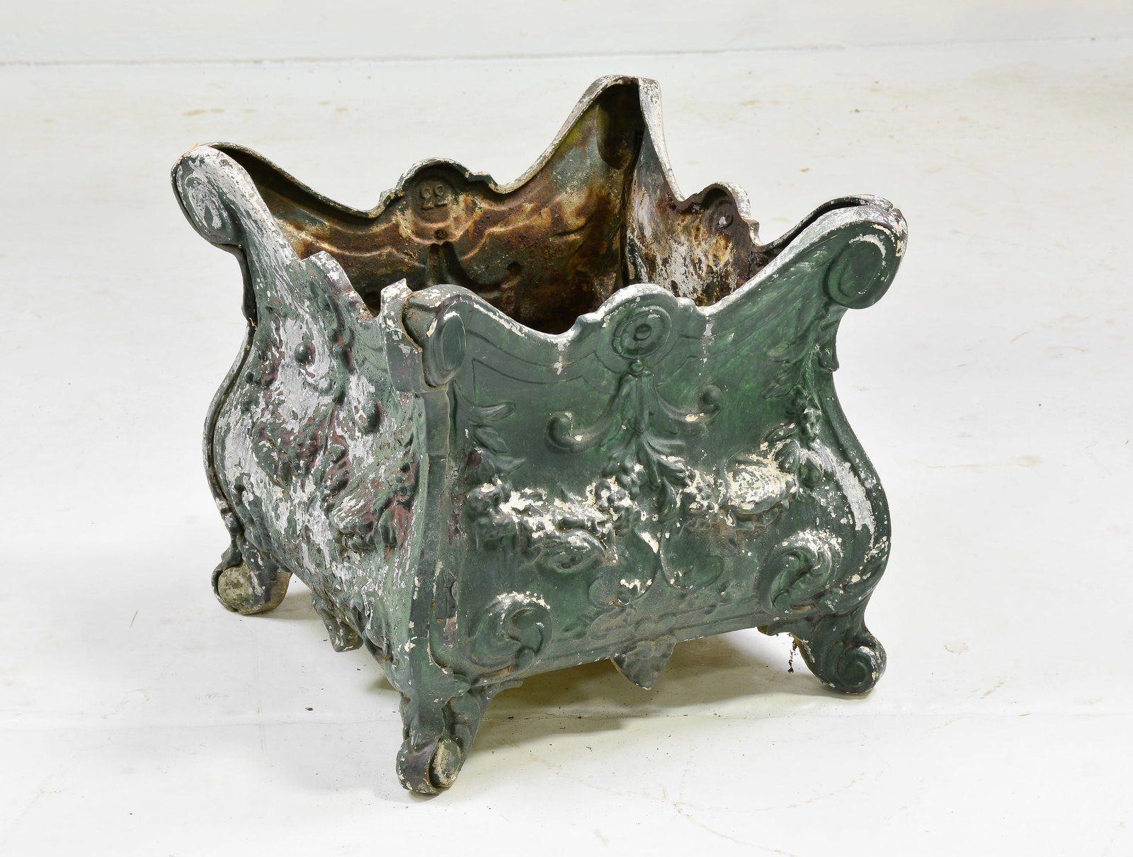 Ornate French Style Iron Planter (1 of 3)