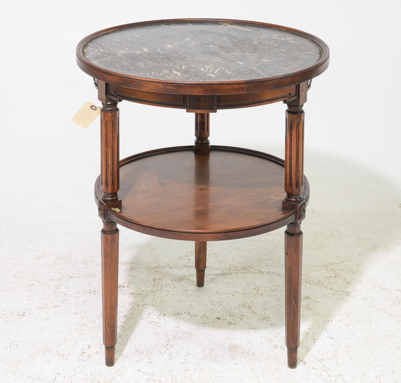 Louis XV Style Walnut Round Occasional Table (1 of 2)