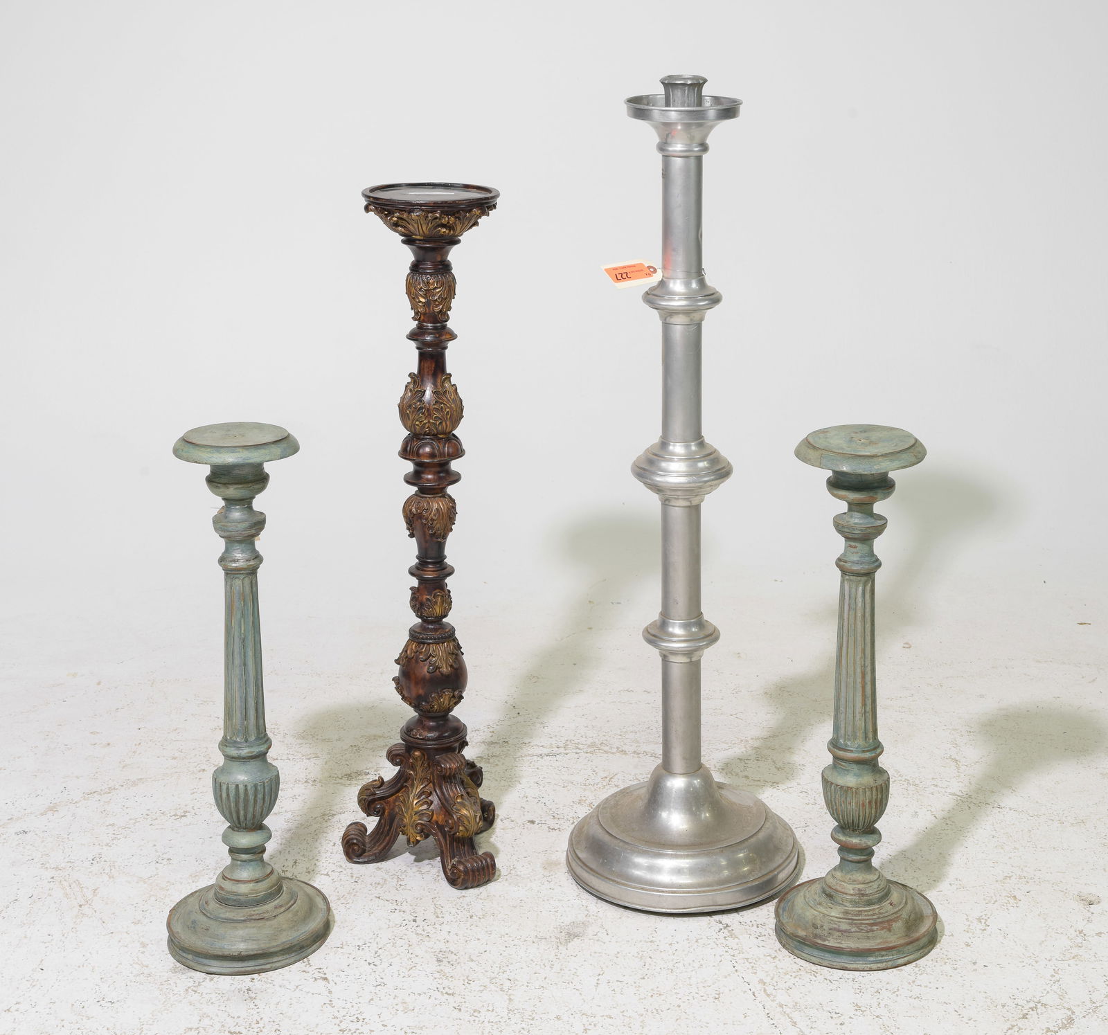 One Pair of Candle Stands & Two Others (1 of 4)