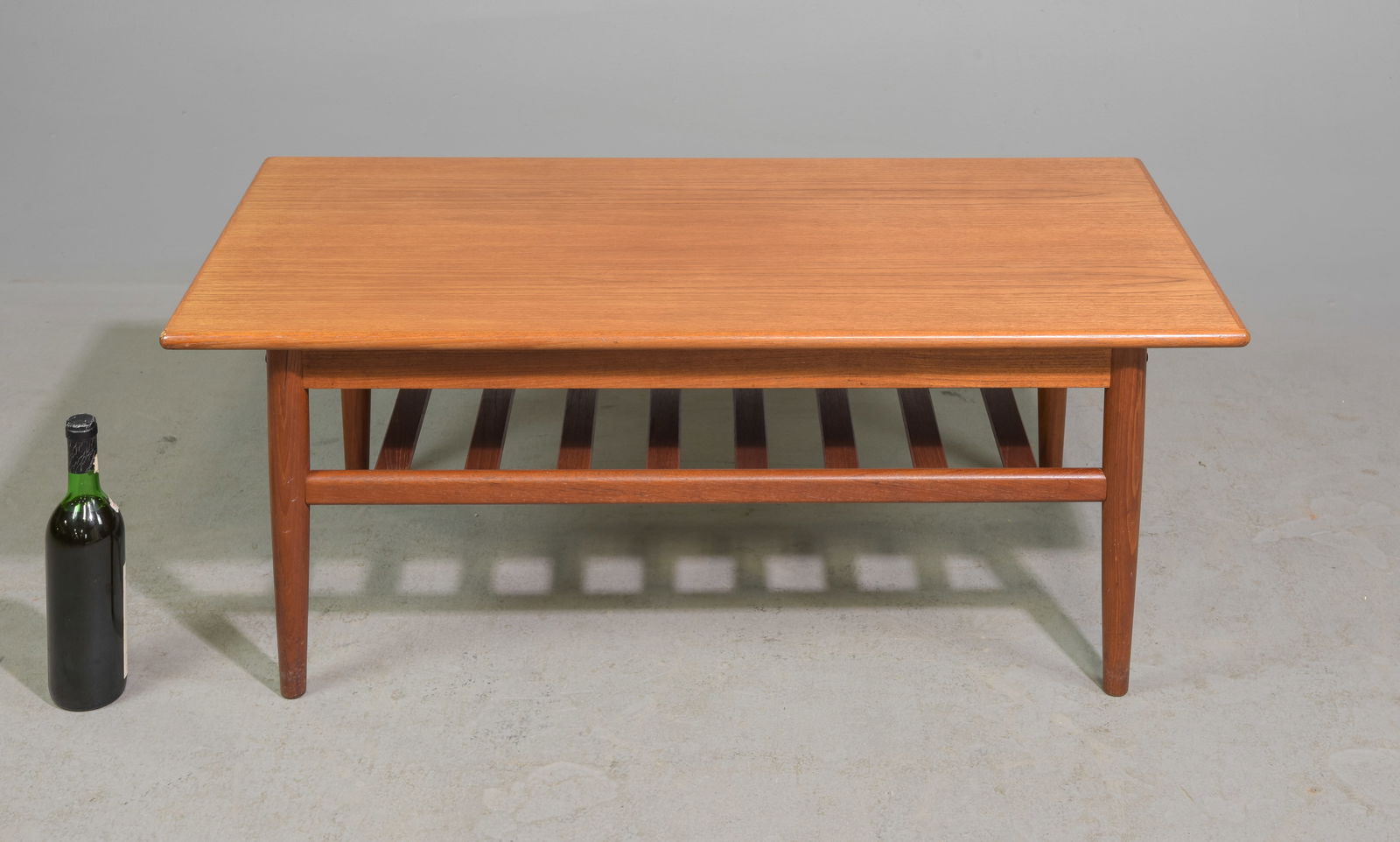 Mid Century Modern Teak Coffee Table with Shelf #1 (1 of 3)