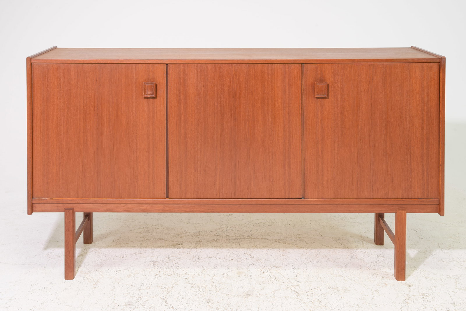 Scandinavian Mid Century Modern Tall Sideboard: Scandinavian Mid Century Modern Tall Sideboard - 37 in tall x 67 x 17