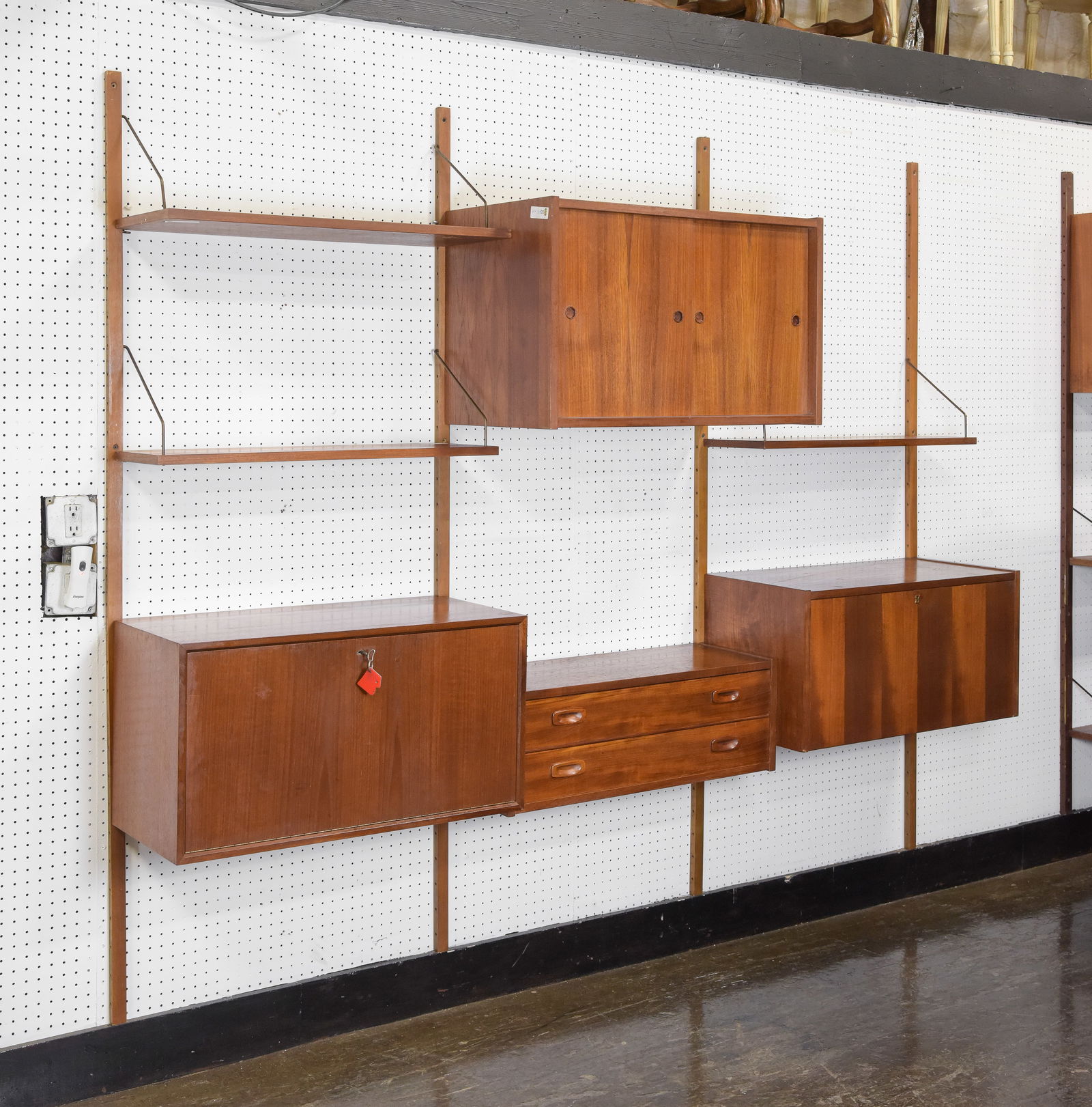 3 Bay Mid Century Modern Cado Style Wall System #2 (1 of 7)