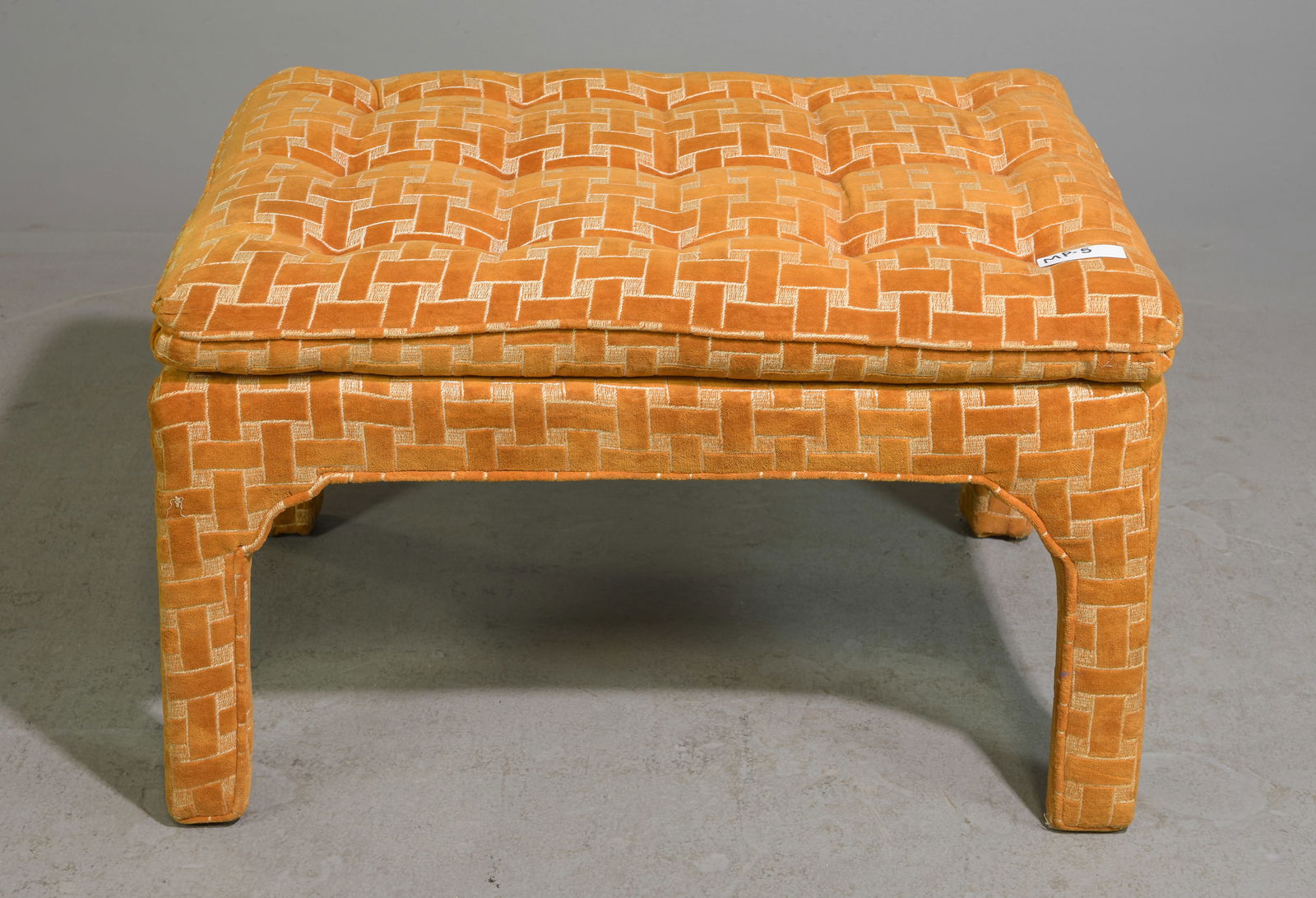 Mid Century Parsons Style Bench (1 of 4)