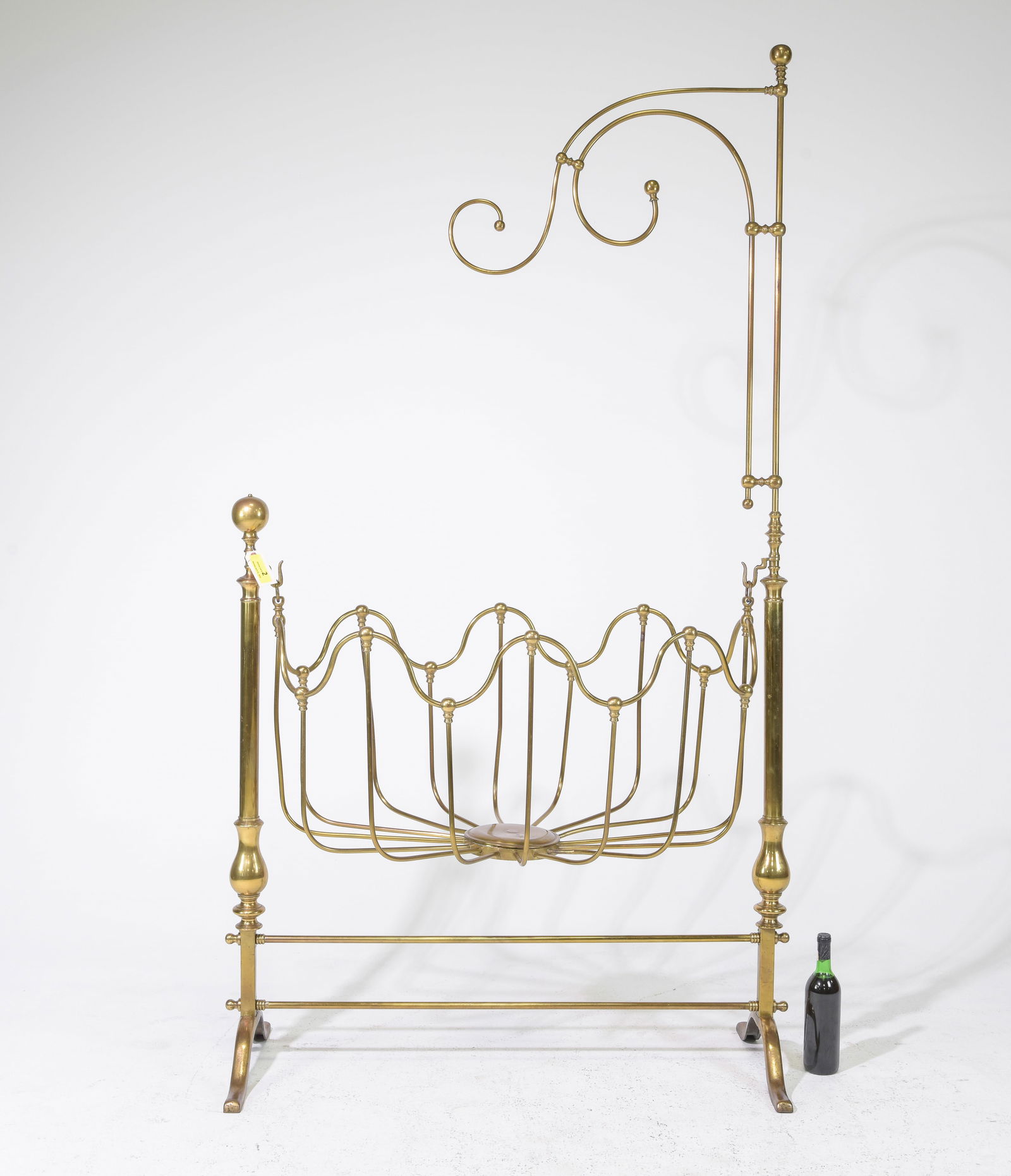 French Rare Brass Bassinet / Cradle (1 of 6)