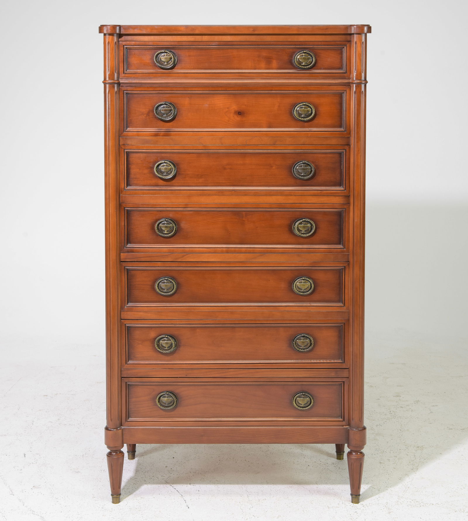 Louis XVI Style Semaniere / 7 Drawer Chest c.1950's (1 of 7)