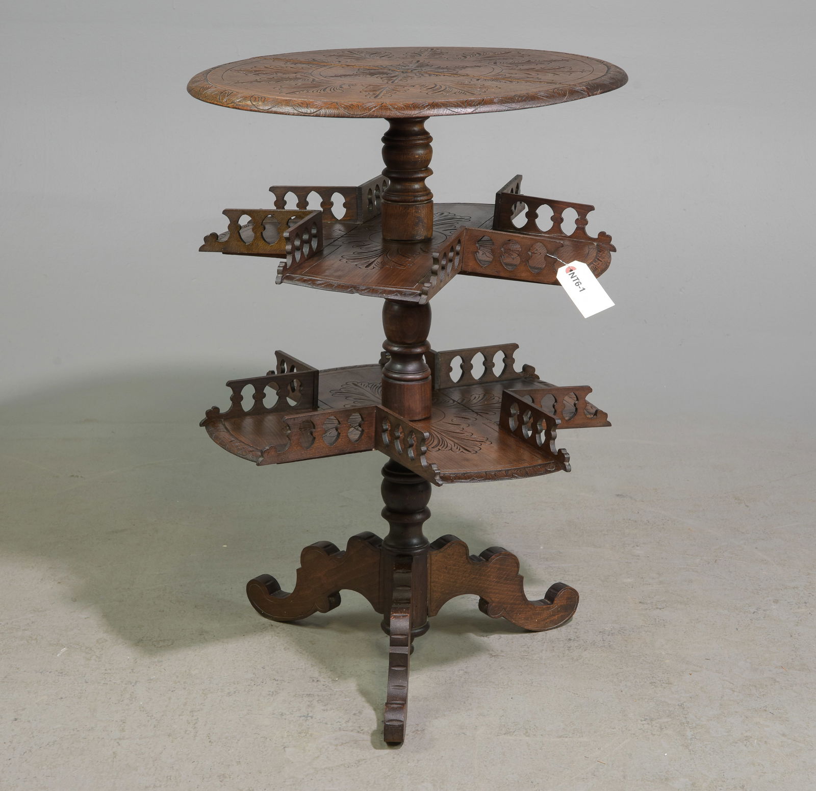 French Breton Style Tea Table c.1900 (1 of 5)