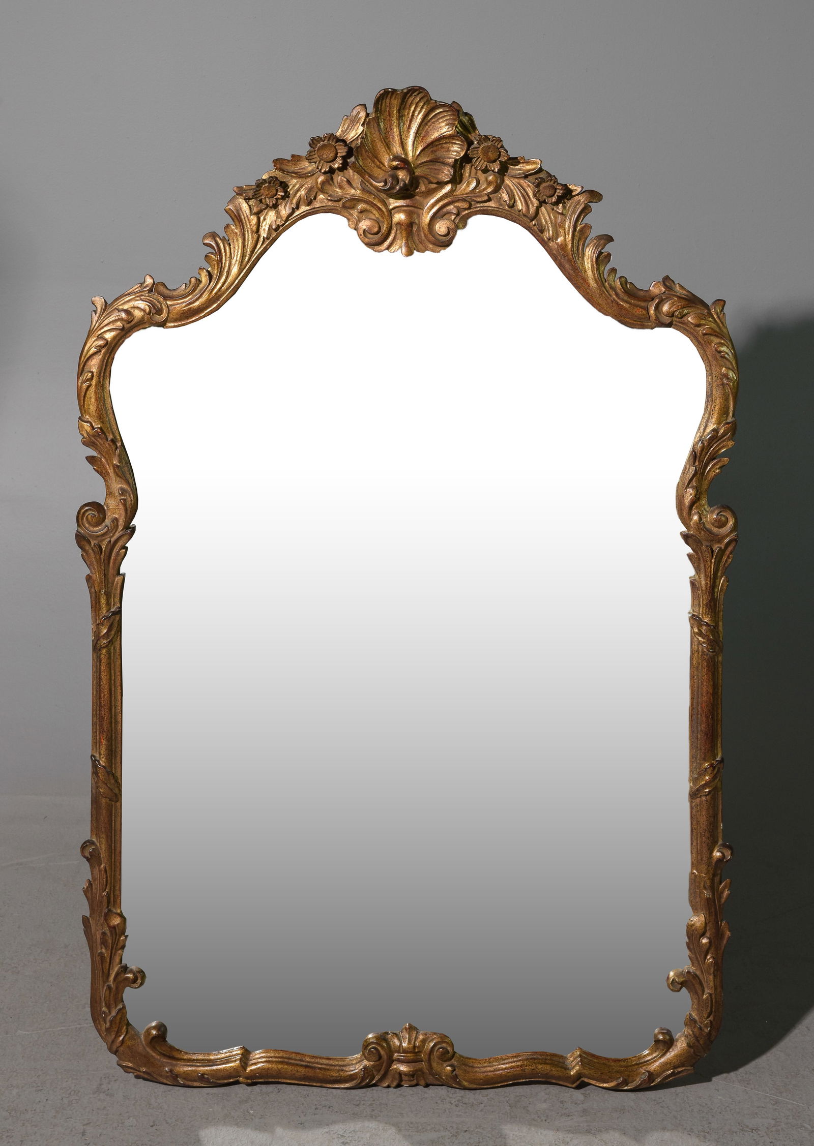 French Gold Gilt / Painted Framed Mirror (1 of 5)