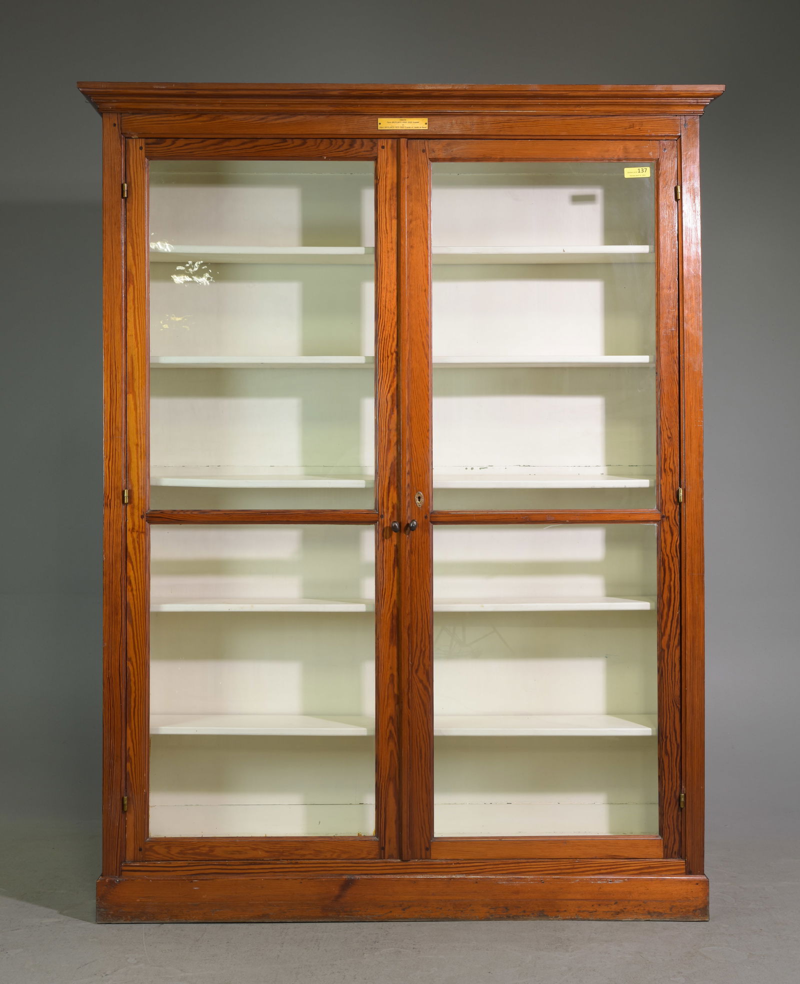 Continental Narrow Double Door Bookcase (1 of 4)