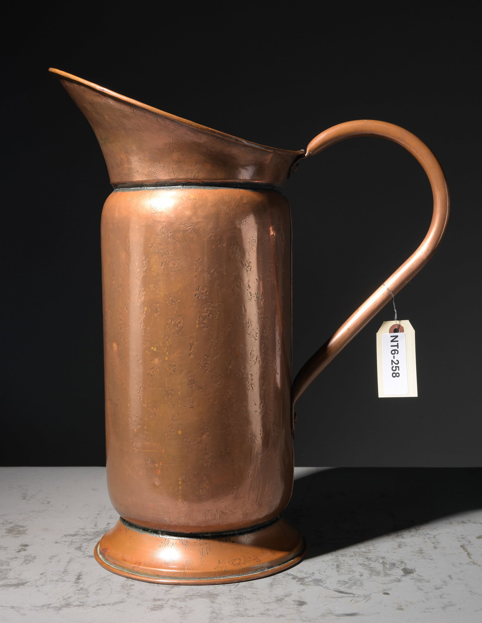 French Polished Copper Pitcher (1 of 3)