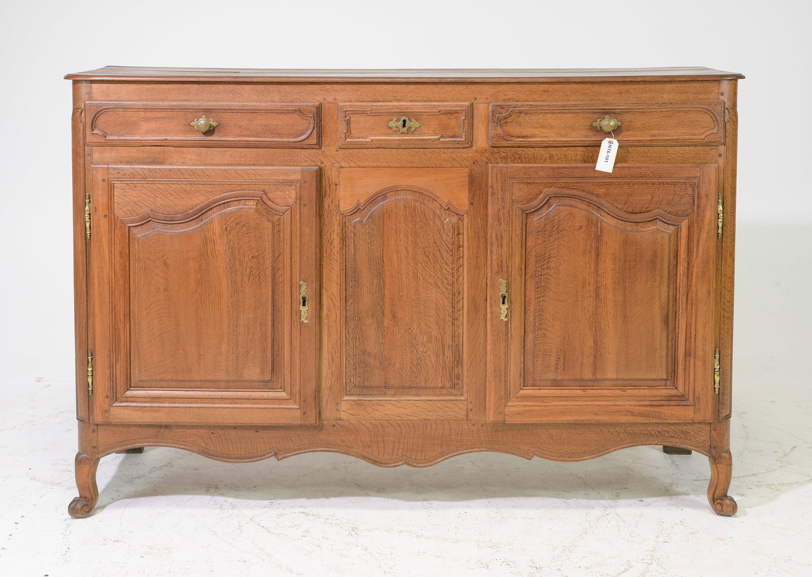 French Regency Style Oak Sideboard / Enfilade (1 of 8)