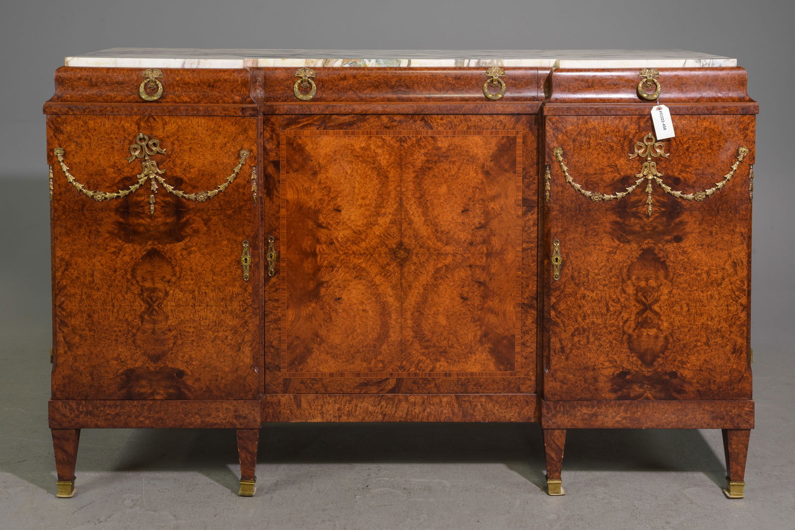 Louis XVI Style Burled Elm Sideboard #1 (1 of 8)