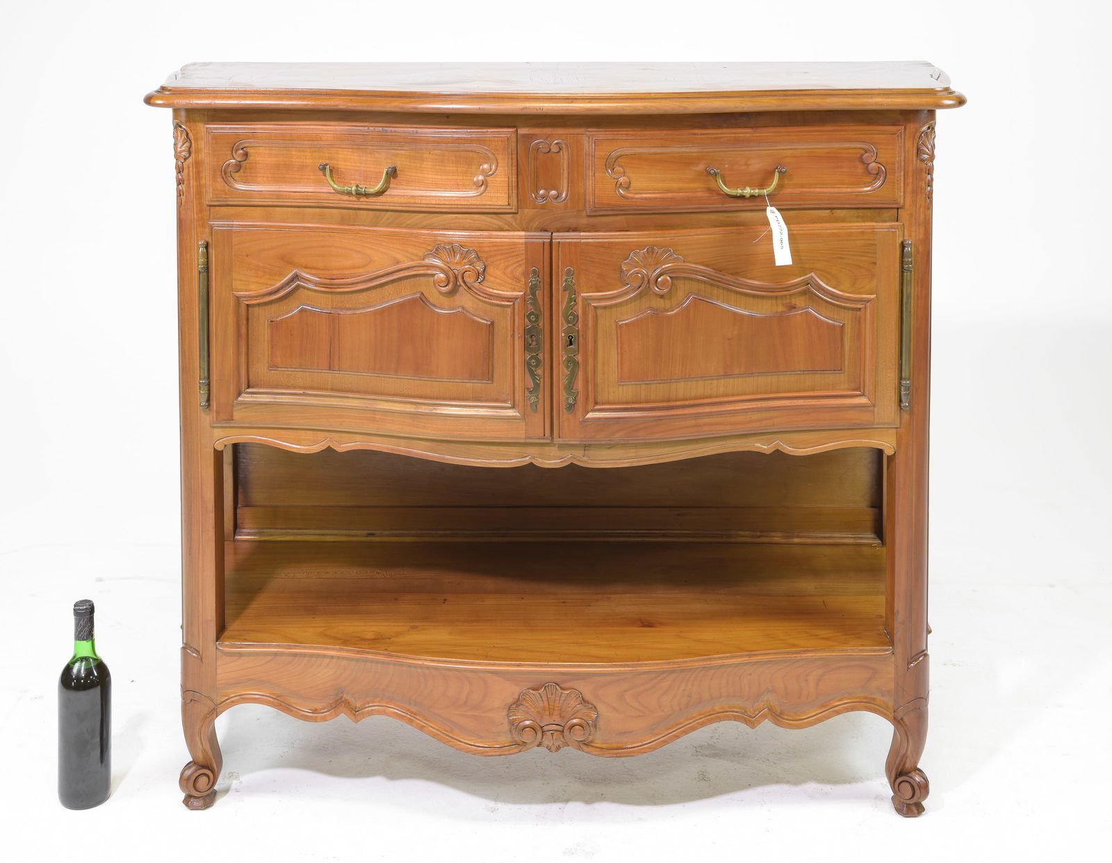 Louis XV Style Cherry Parquet Top Server (1 of 6)