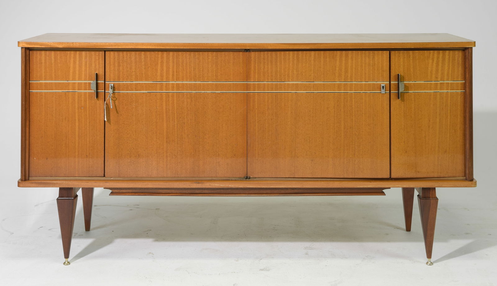French Modern Light Mahogany Sideboard (1 of 7)