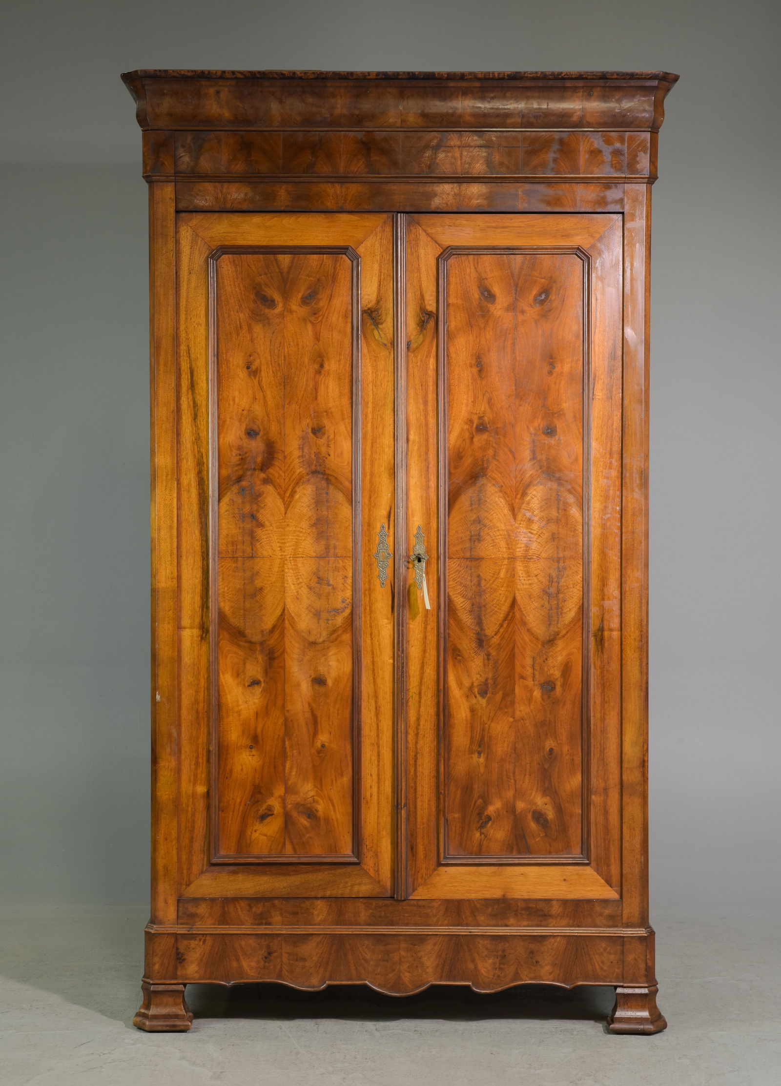 Louis Philippe Style Double Door Cupboard / Armoire (1 of 9)