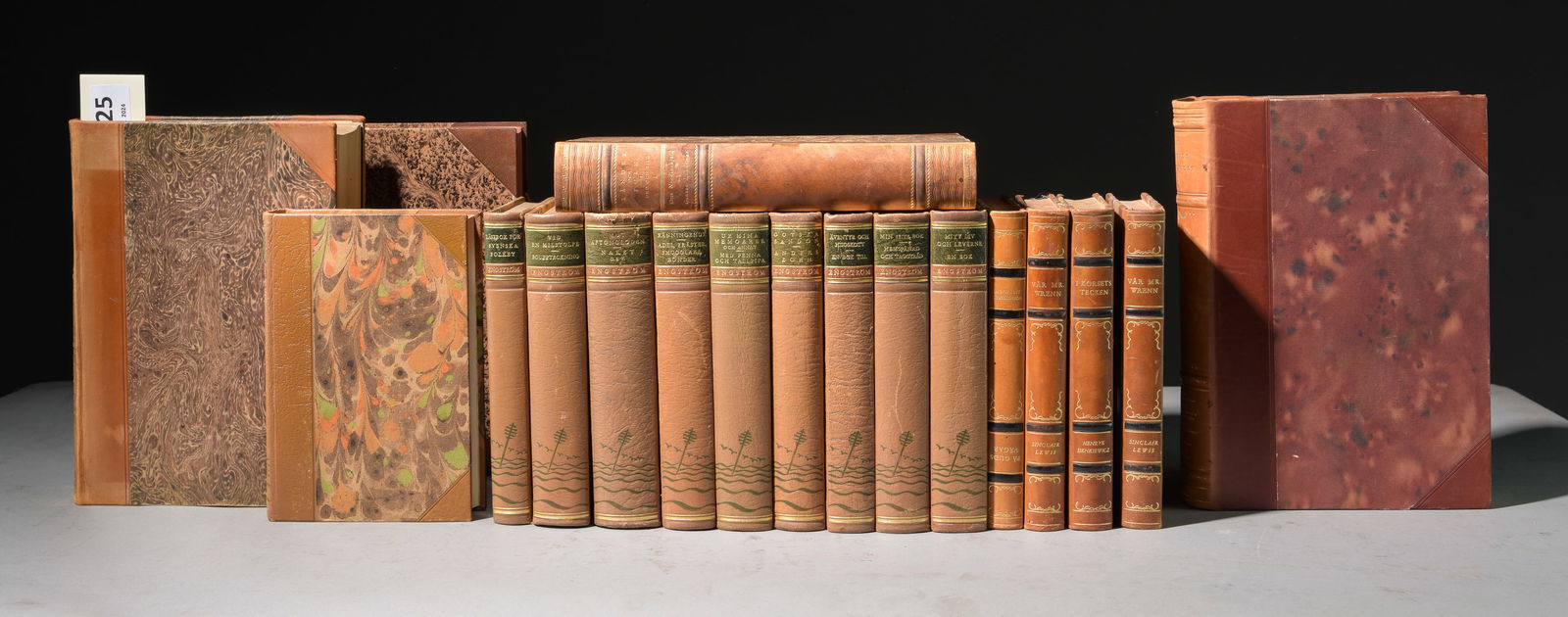 18 Assorted Leather Bound European Books #1 (1 of 8)
