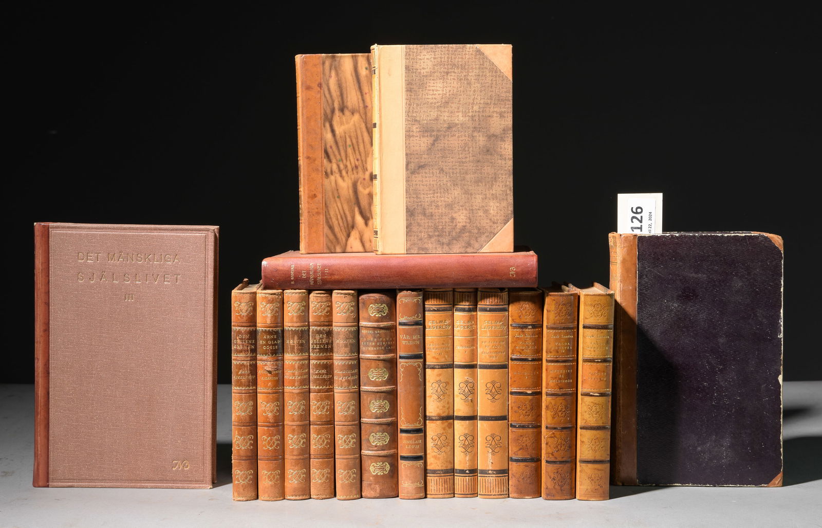 18 Assorted Leather Bound European Books #2 (1 of 7)