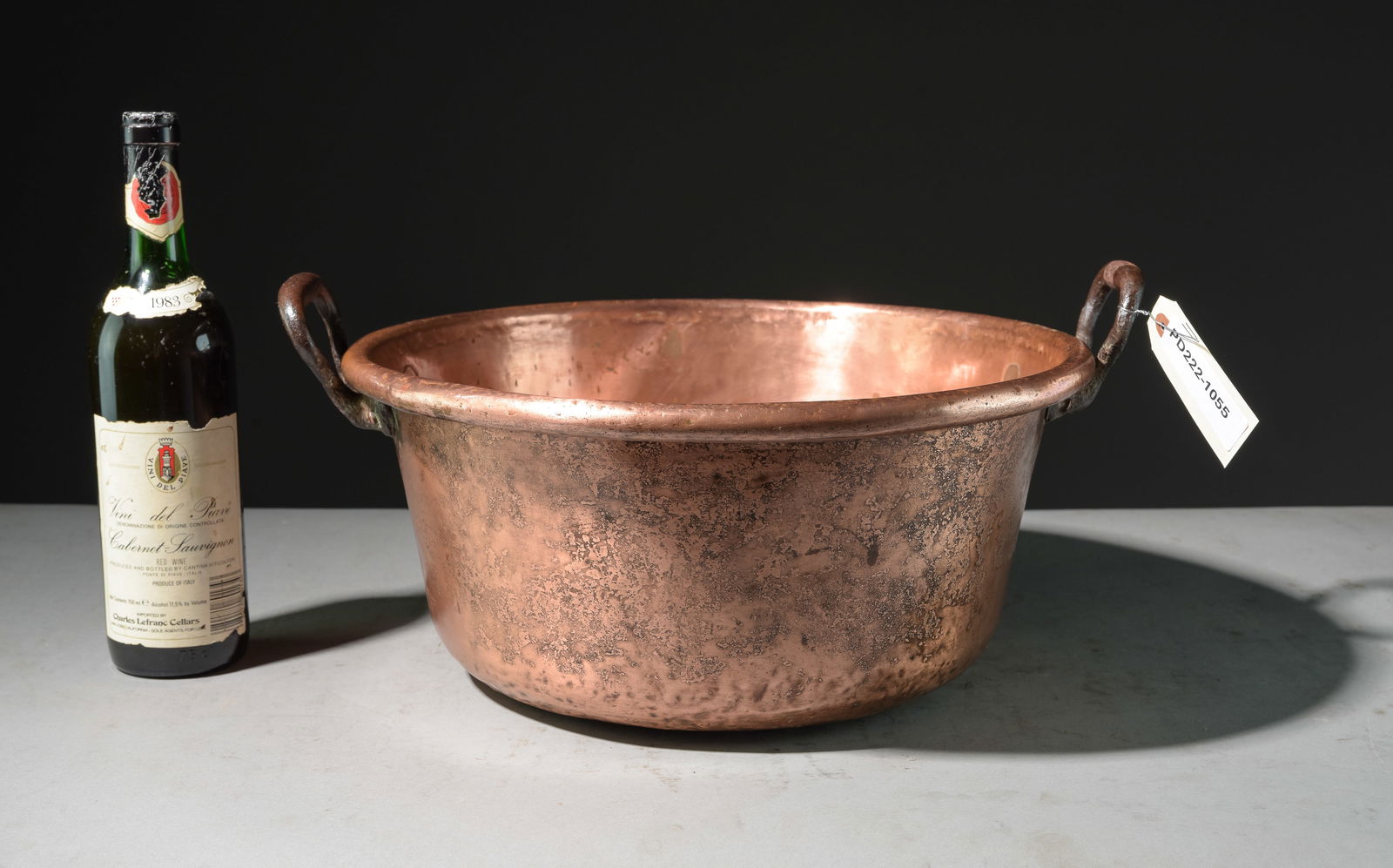 French Copper Jam Pan with Iron Handles (1 of 4)