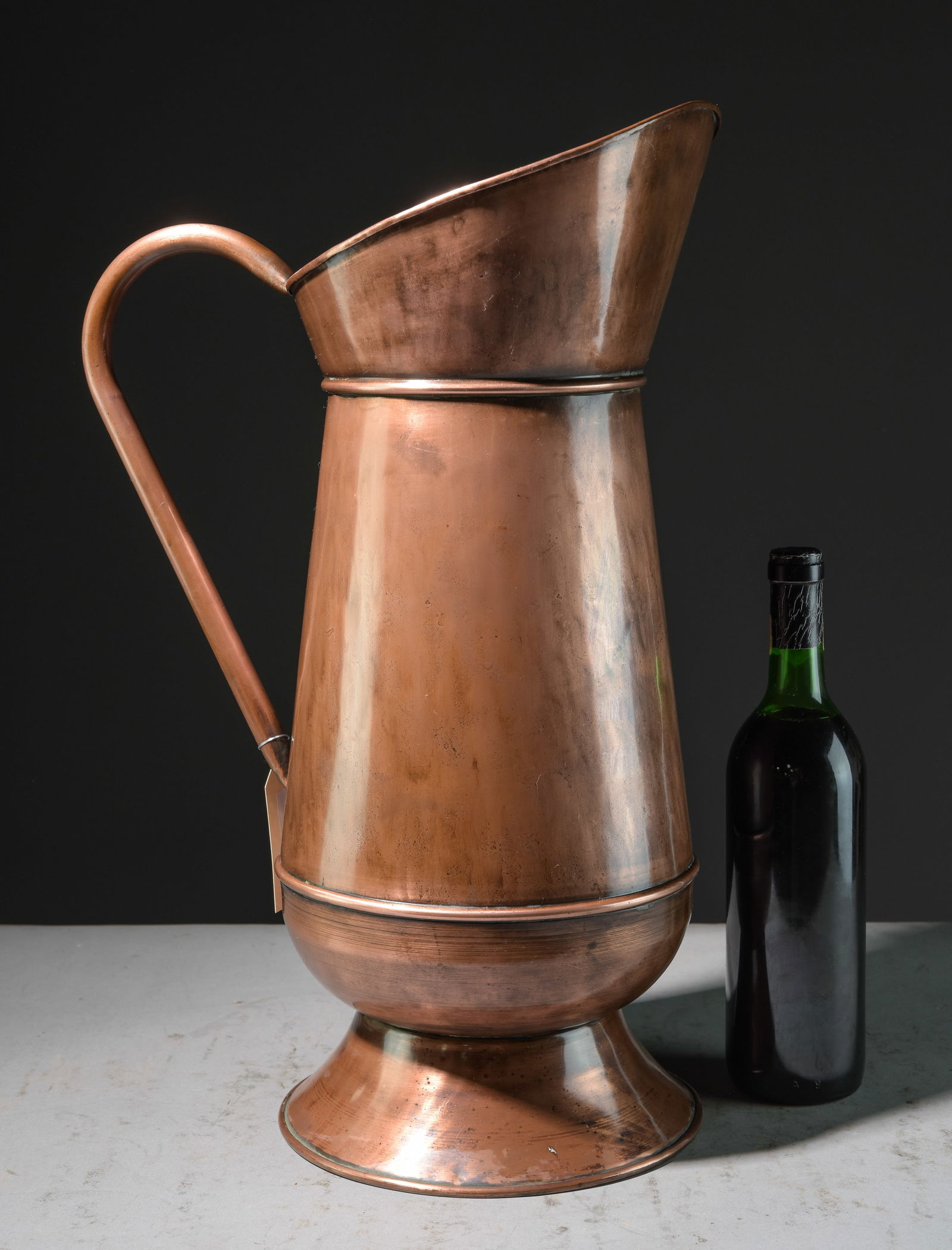 French Copper Stick Stand / Pitcher (1 of 3)