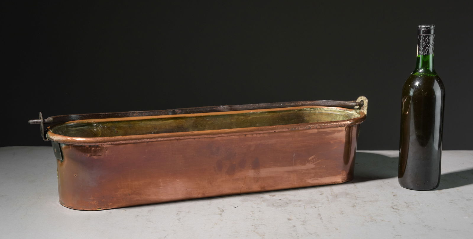 French Copper Fish Kettle / Steamer (1 of 3)