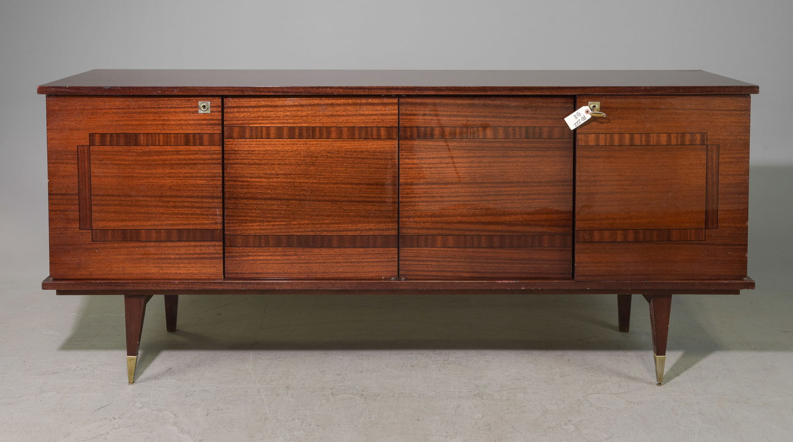 French Mid Century Modern Style Mahogany Sideboard (1 of 5)