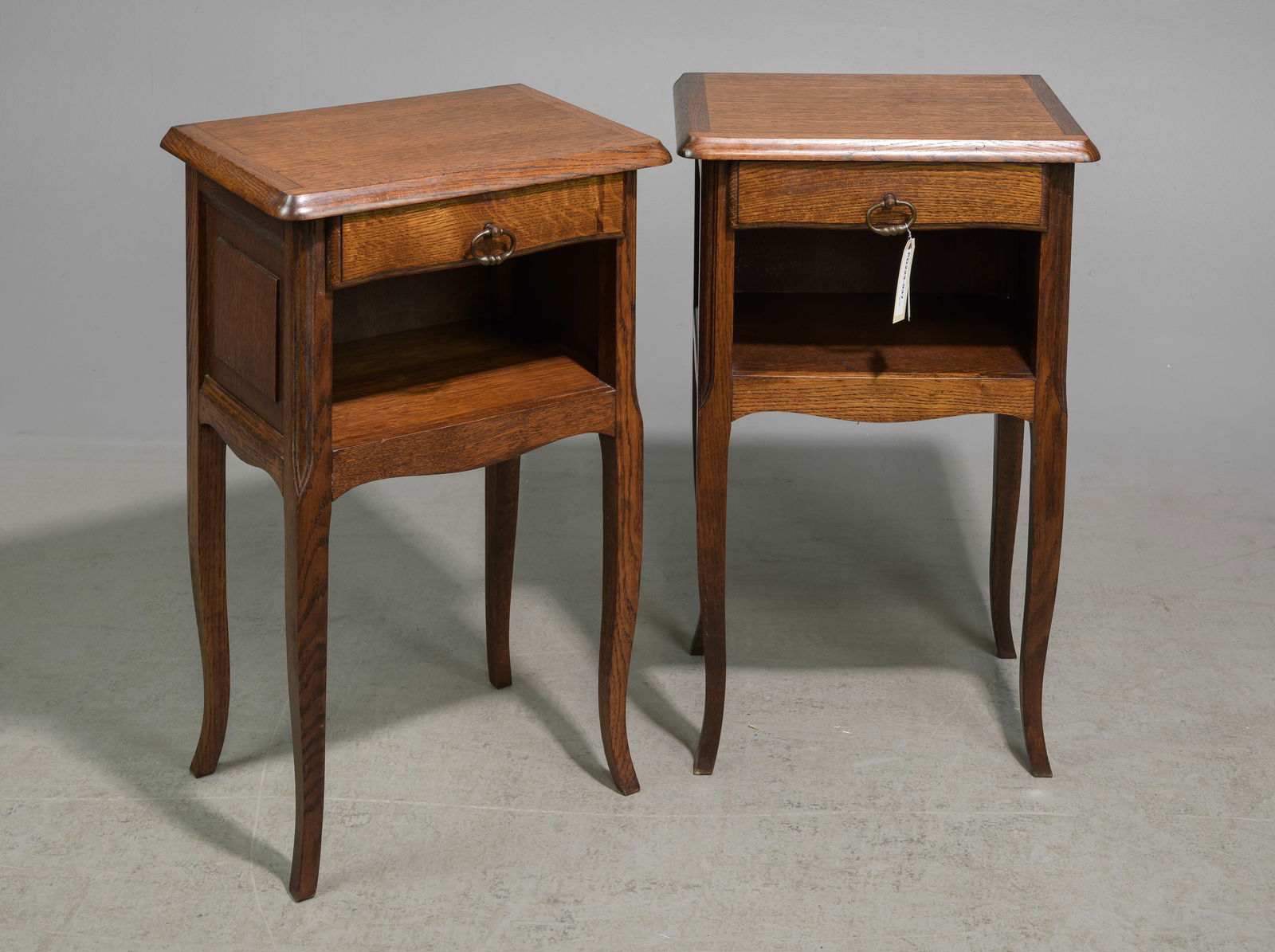 Two French Regency Style Oak Occasional Tables (1 of 3)