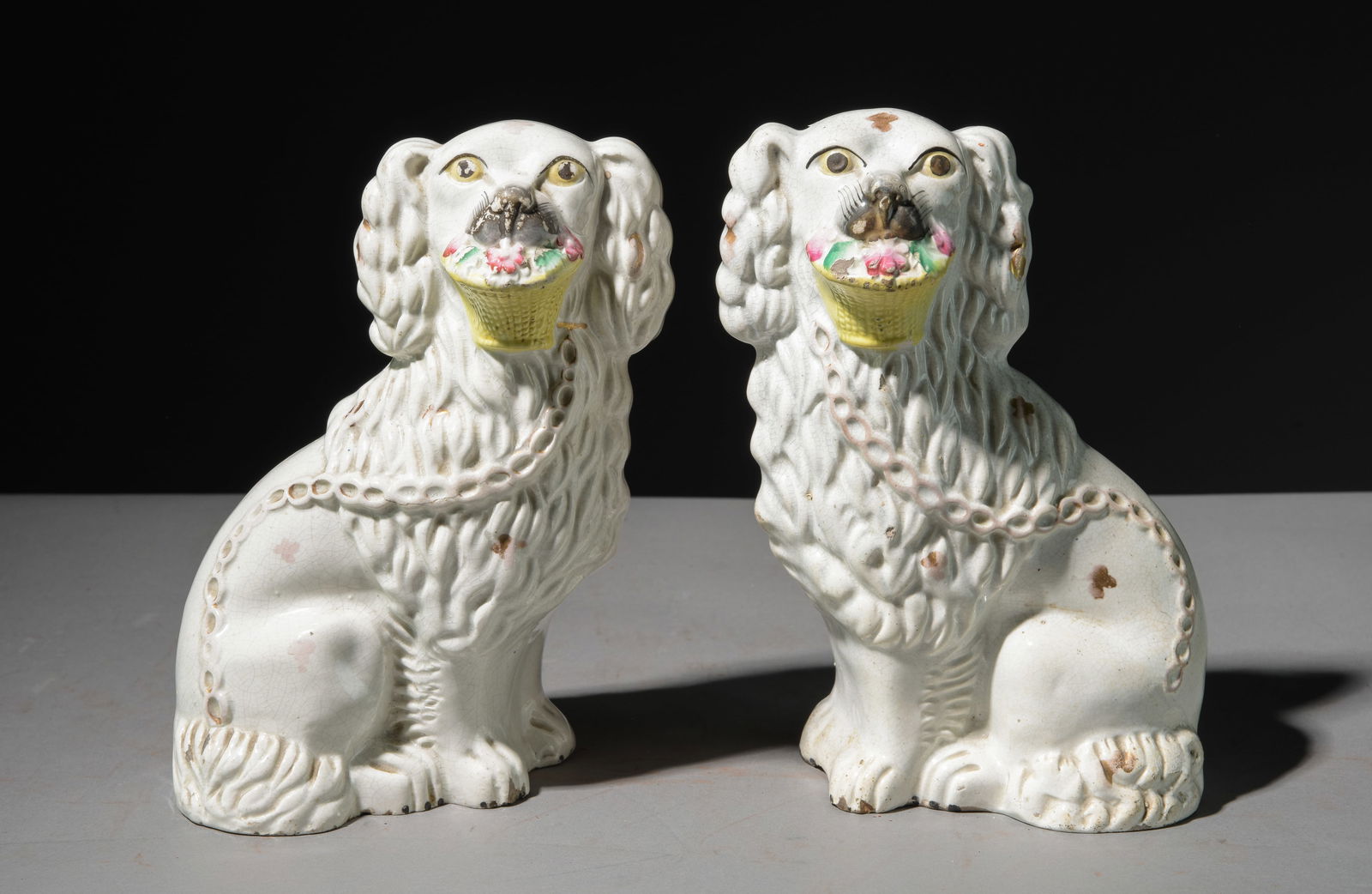 Pair Of King Charles Staffordshire Dogs (1 of 6)