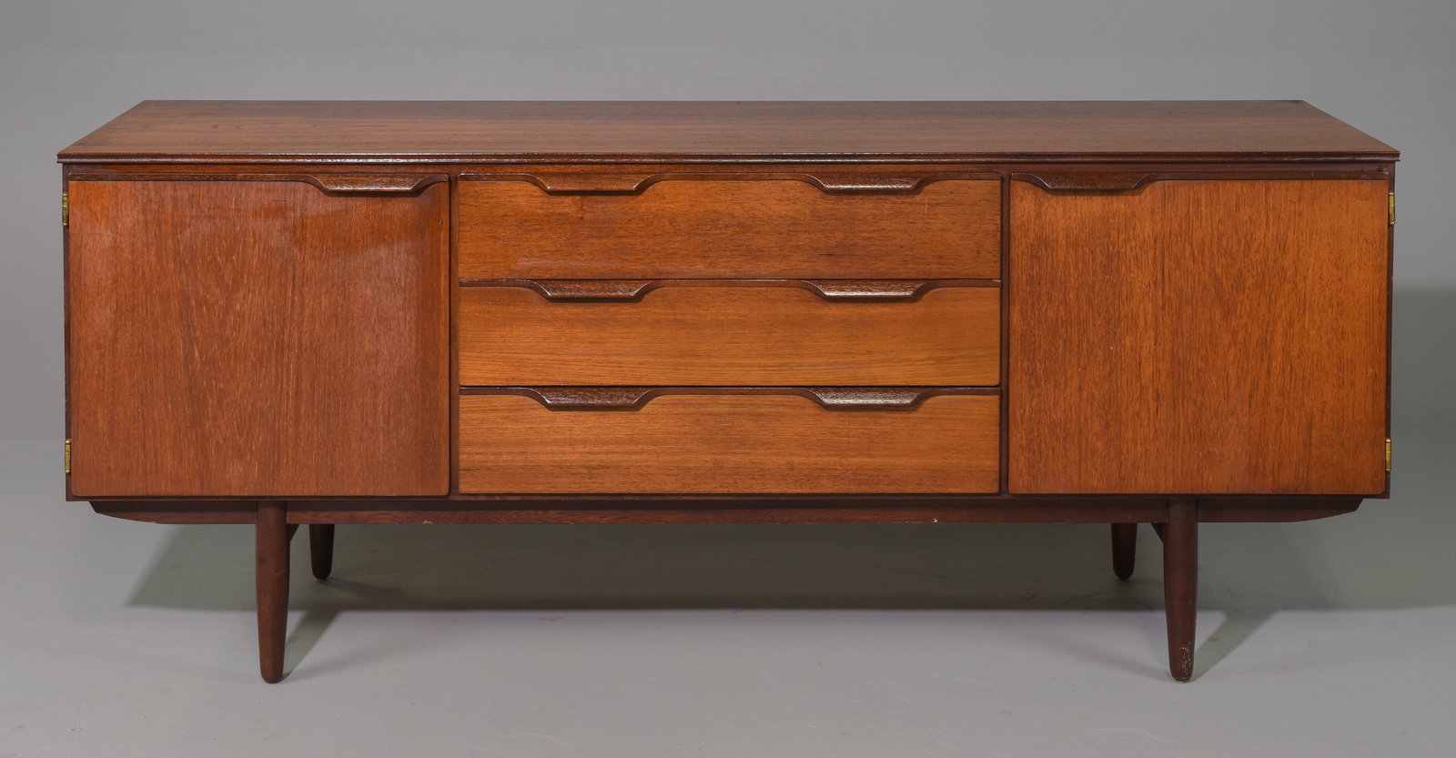 Mid Century Modern Sideboard: Danish Modern Style Sideboard - 30 inches tall x 72.5 x 19