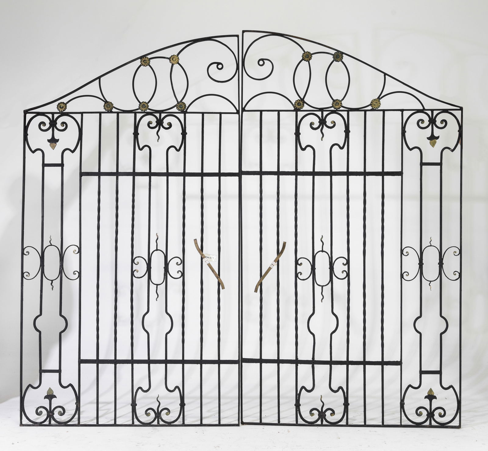 2 Large Iron Round Top Gates (1 of 4)
