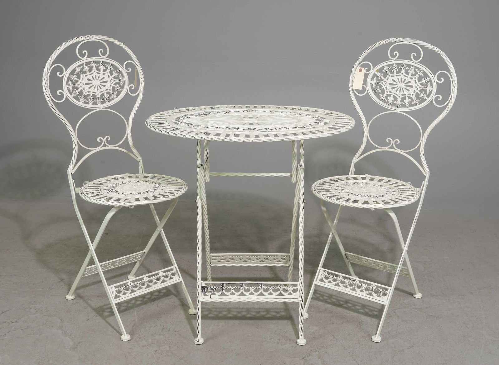 3pc Painted Bistro / Garden Table Set #2 (1 of 3)