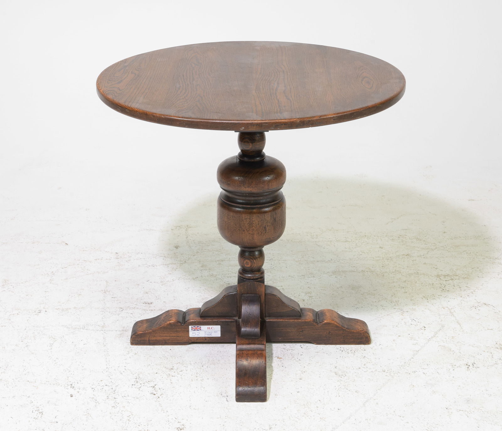 Tudor Style Oak Occasional Table c.1920's (1 of 3)