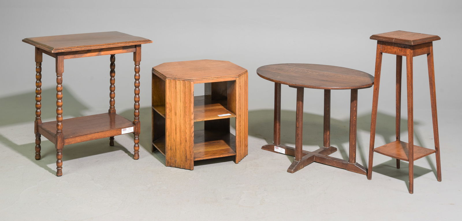 4 British Oak Occasional Tables (1 of 5)