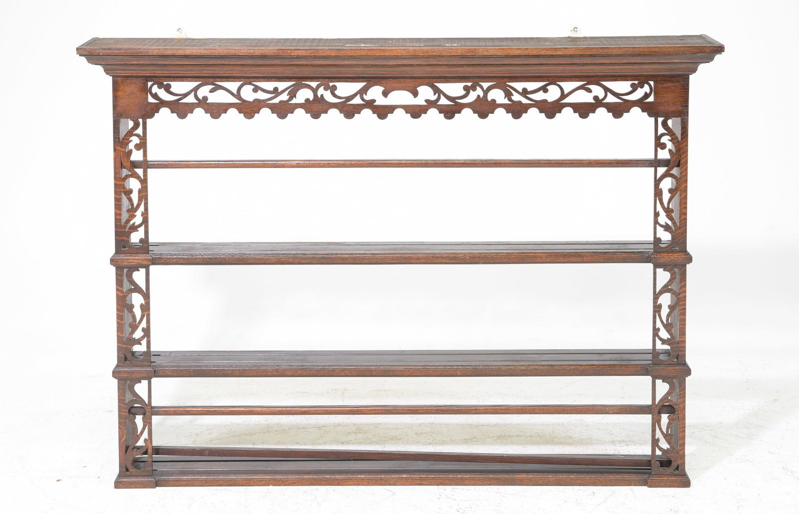British Oak Plate Rack: British Oak Plate Rack - 42 inches tall x 57 x 7