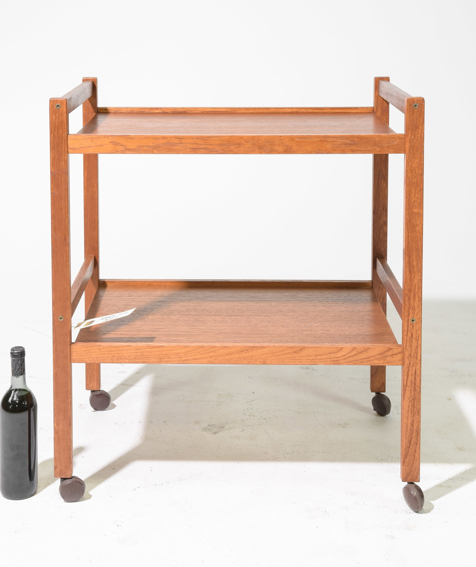 Danish Modern Teak 2 Tier Trolley (1 of 4)