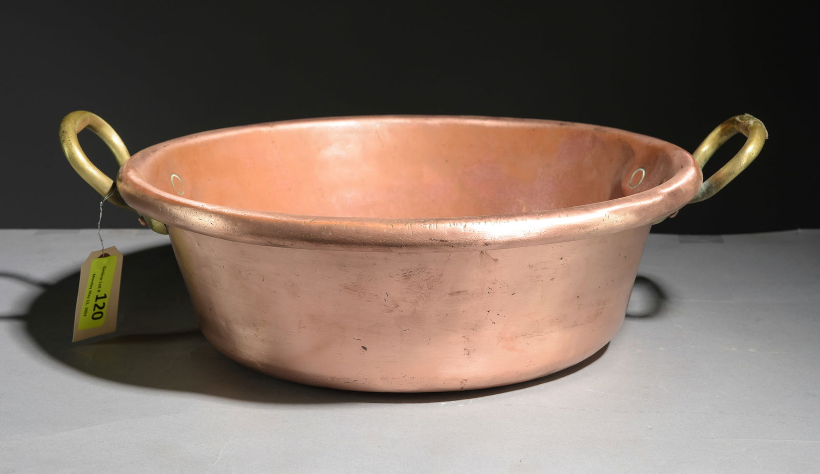 French Polished Copper Jam Pan #1 (1 of 3)