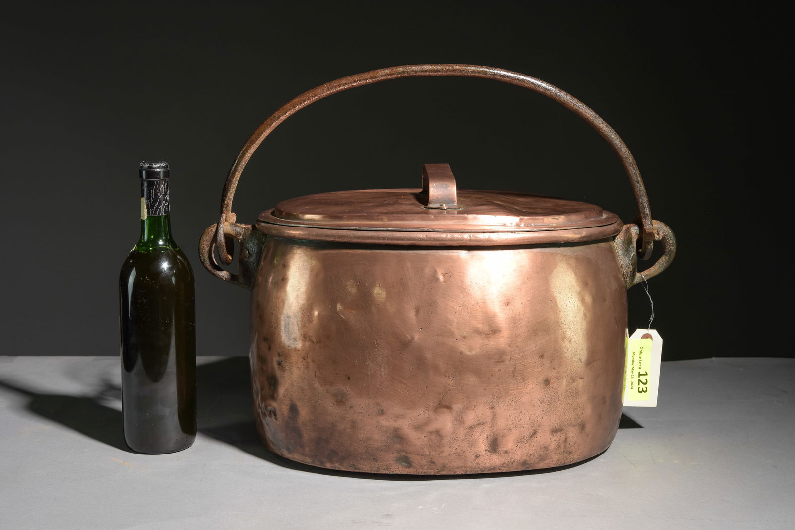 French Polished Copper Daubiere / Roasting Pot (1 of 4)