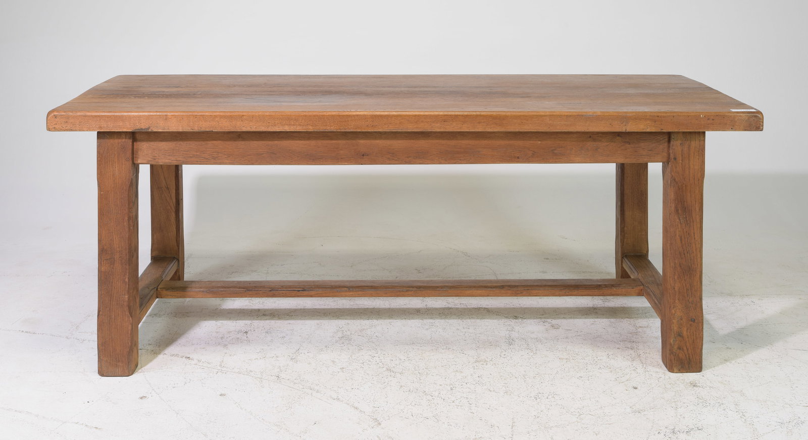 French Solid Heavy Oak Farmhouse Table (1 of 4)