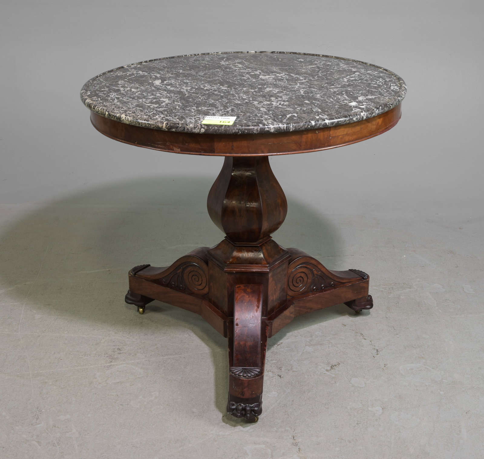 Louis Philippe Style Round Marble Top Table (1 of 4)