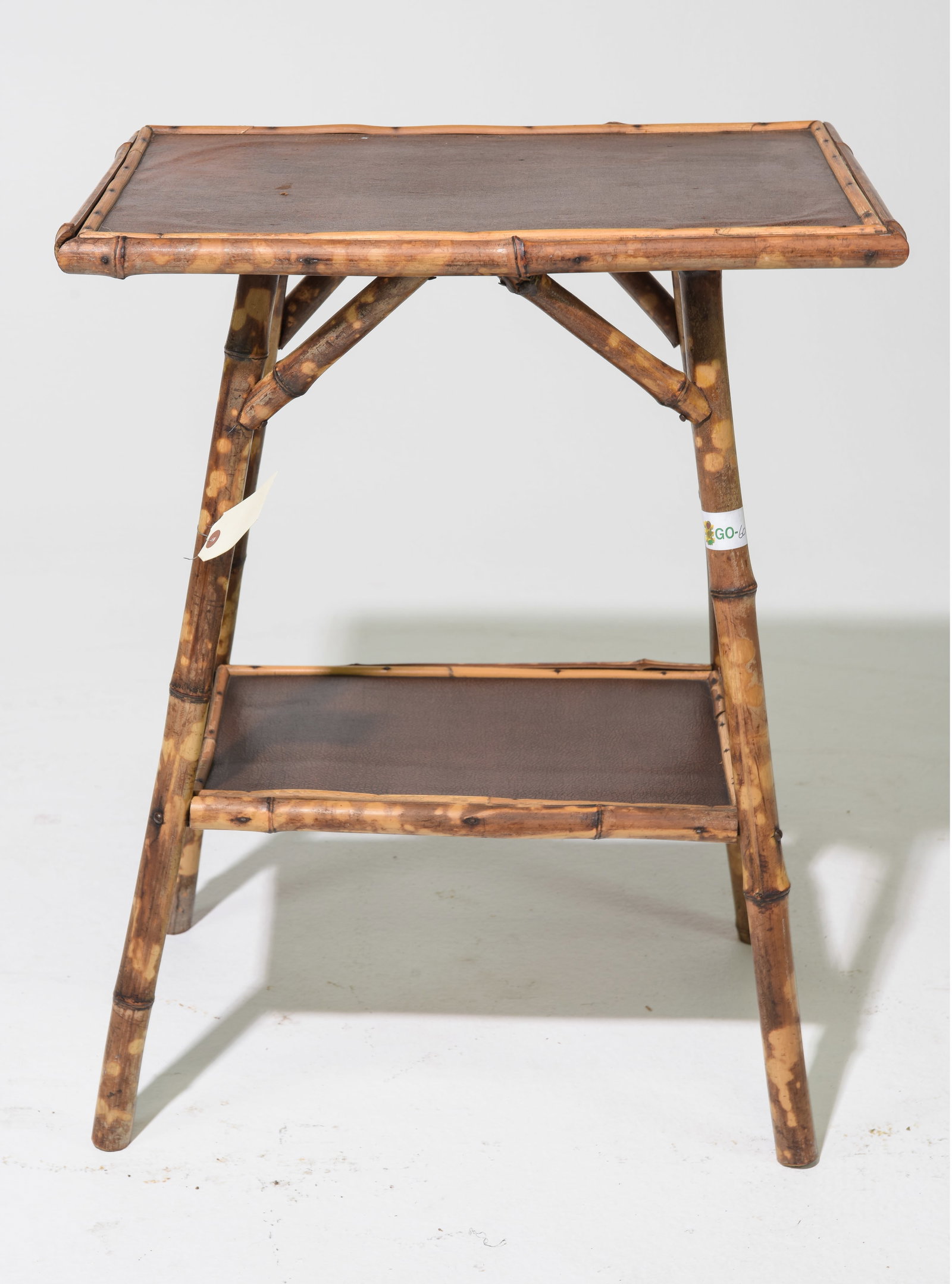 Bamboo Occasional Two Tier Table (1 of 4)