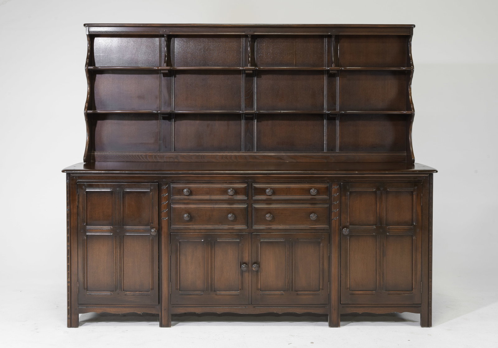 Large British Oak Welch / Plate Rack dresser (1 of 11)