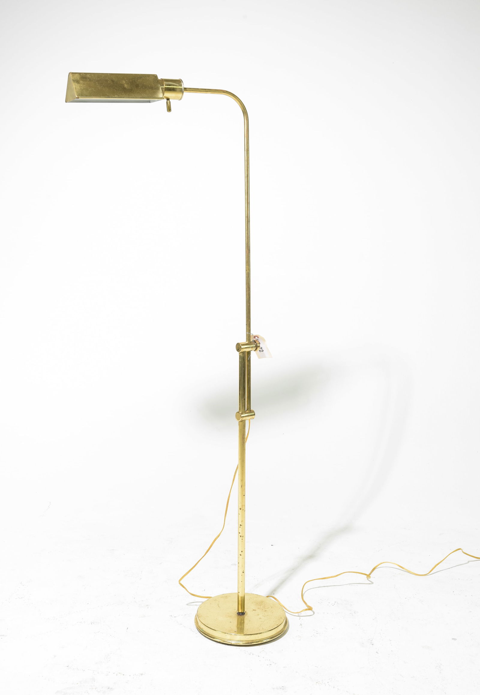 Brass Finished Adjustable Floor Lamp (1 of 4)